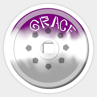 Grace Token - Ace Pride Sticker